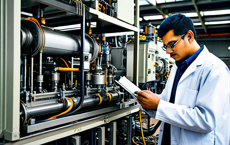 화학공학 경력 개발 전략 - समस्या समाधान (Problem Solving):**

"A chemical engineer in a fully clothed, appropriate attire, sta...